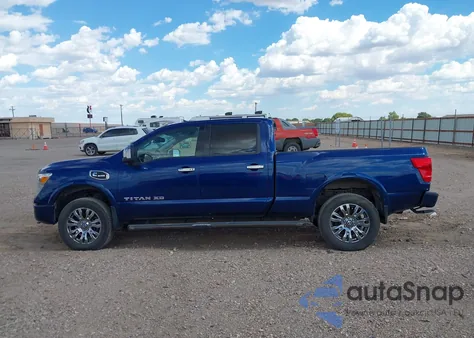 2017 Nissan Titan Xd Platinum Reserve Diesel from USA, damaged, VIN 1N6BA1F45HN572943